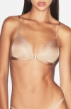 Skims Wireless Form Triangle Bra In Neutral