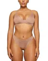 Skims Wireless T-shirt Bra In Brown