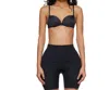 Skims Wireless Underwire Push-up Bra In Black