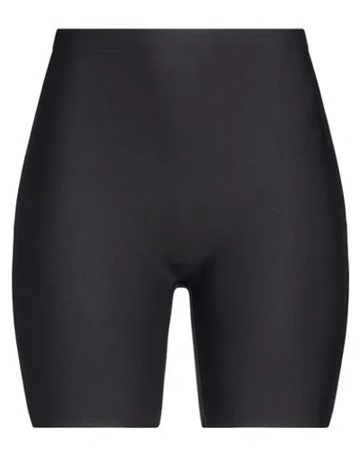 Skims Woman Shorts & Bermuda Shorts Black Size Xl Polyamide, Elastane