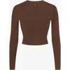 Skims Fits Everybody T-shirt In Cocoa