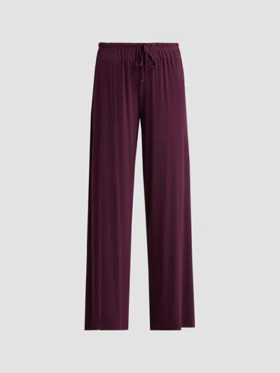 Skims Women's Jersey Lounge Pants In Burgundy