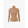 Skims Womens Sienna Fits Everybody Turtleneck Stretch-woven Top