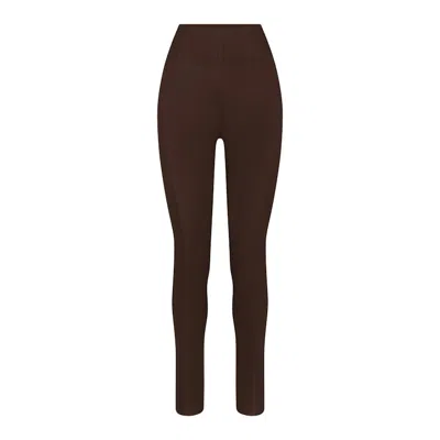 Pre-owned Skims Women's  X Tnf Refina Legging In Cocoa