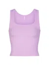 Skims Women's Soft Lounge Rib Tank In Sugar Plum