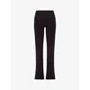 Skims Black Outdoor Bootcut Lounge Pants In Soot