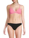 Skims Women's Stretch-cotton Bra In Pink