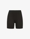 Skims Boyfriend High-rise Stretch-jersey Pyjama Bottoms In Black