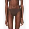 Skims Womens Cocoa Fits Everybody Mid-rise Stretch-jersey Briefs In Cocoa