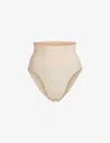 Skims Womens Sand Core Control High-rise Stretch-woven Briefs In Nude (lingerie)