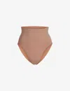 Skims Womens Sienna Core Control High-rise Stretch-woven Briefs In Nude (lingerie)