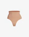 Skims Womens Ochre Core Control High-rise Stretch-woven Thong