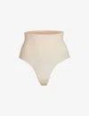 Skims Womens Sand Core Control High-rise Stretch-woven Thong