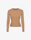 Skims Fits Everybody Stretch-jersey T-shirt In Neutral