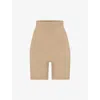 Skims Womens Clay Sculpt Fitted Stretch-woven Shorts In Nude (lingerie)