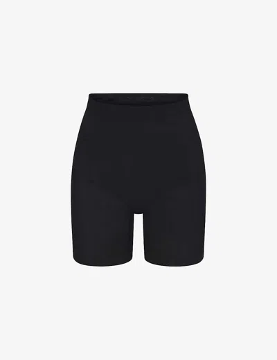 SKIMS WOMENS SKIMS SCULPT FITTED STRETCH-WOVEN SHORTS,66103418