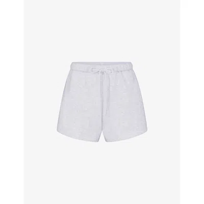 Skims Womens  Classic Cotton Fleece Shorts