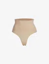 Skims Womens Clay Core Control High-rise Stretch-woven Thong