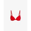 Skims Ultimate Teardrop Underwire Push-up Bra In Cayenne