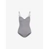 Skims Womens  Vintage Shapewear Unlined Demi Jersey Bodysuit