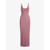 Skims Womens Smooth Layers Scoop-neck Jersey Maxi Dress Redwood Xs