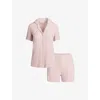 Skims Womens Soft Lounge Stretch-woven Short Pyjamas Morganite Xl