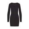Skims Wool Rib In Obsidian