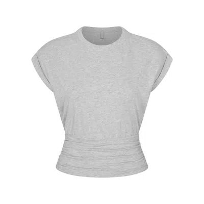 Skims Worn In Jersey In Light Heather Grey