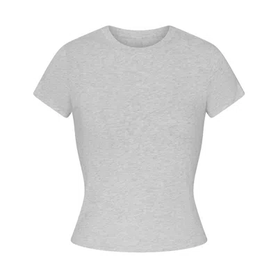 Skims Worn In Jersey In Light Heather Grey