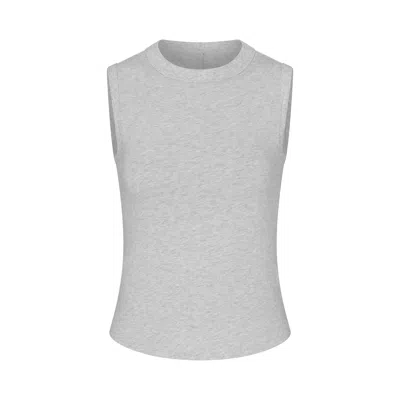Skims Worn In Jersey In Light Heather Grey