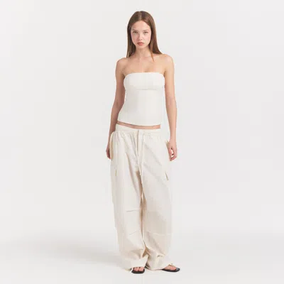 Skims Woven Cotton In White