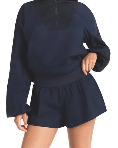Skims Woven Flutter Shorts In Blue
