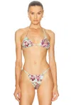 Skims X Cavalli Perfect Triangle Bikini Top