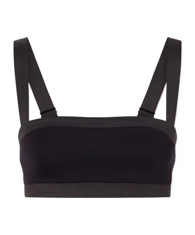 Skims X Nike Collaboration Straight Neck Bra In Black