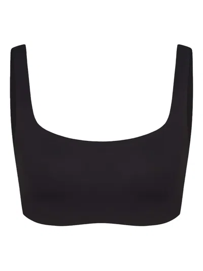 Skims X Nike Scoop-neck Sports Bra In Black