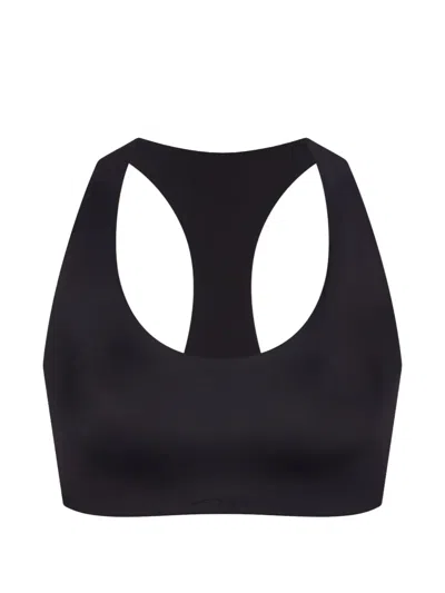 Skims X Nike Shine Sports Bra In Black