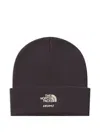 Skims X The North Face Logo-embroidered Beanie Hat In Gray