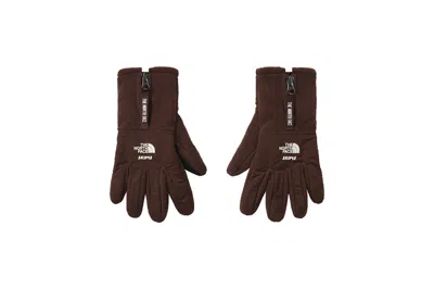 Pre-owned Skims X Tnf Retro Denali Fleece Gloves Coca