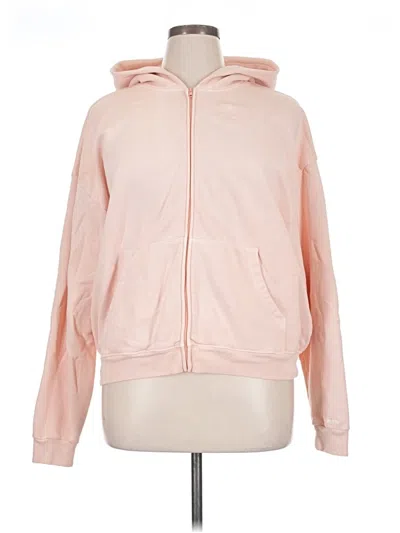 Pre-owned Skims Zip Up Hoodie In Pink