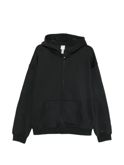 Skims Zip-fastening Hoodie In Black