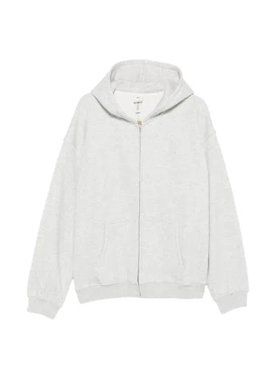 Skims Zip-up Hoodie In Gray