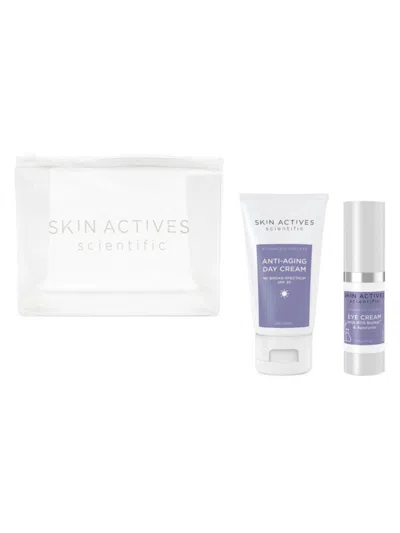 Skin Actives Scientific 2-piece Advanced Ageless Kit In Cream