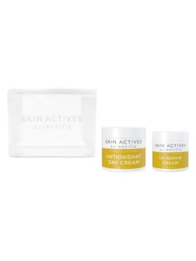 Skin Actives Scientific 2-piece Damage Defense Set In Cream