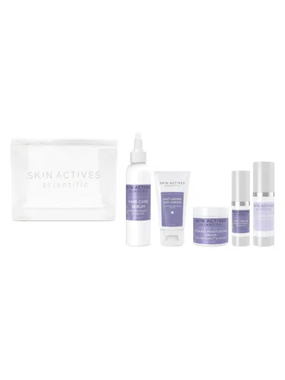 Skin Actives Scientific 5-piece Advanced Ageless Kit In White