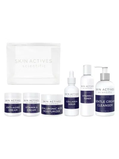 Skin Actives Scientific 6-piece Ultimate Ageless Kit In White