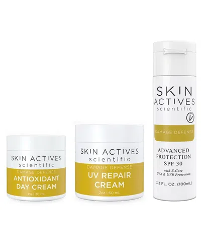 Skin Actives Scientific Damage Defense Kit In White