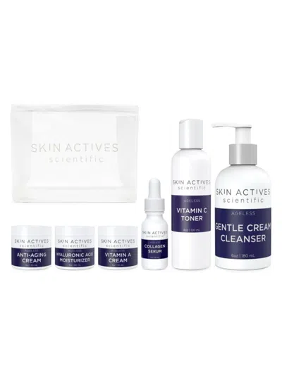 Skin Actives Scientific Women's 6-piece Ageless Kit In White