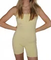 Skin Ally Bodysuit In Tuscan Sun In Yellow