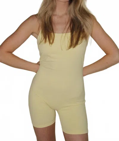 Skin Ally Bodysuit In Tuscan Sun In Yellow