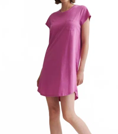Skin Carissa Sleepshirt In Pink Agate In Purple